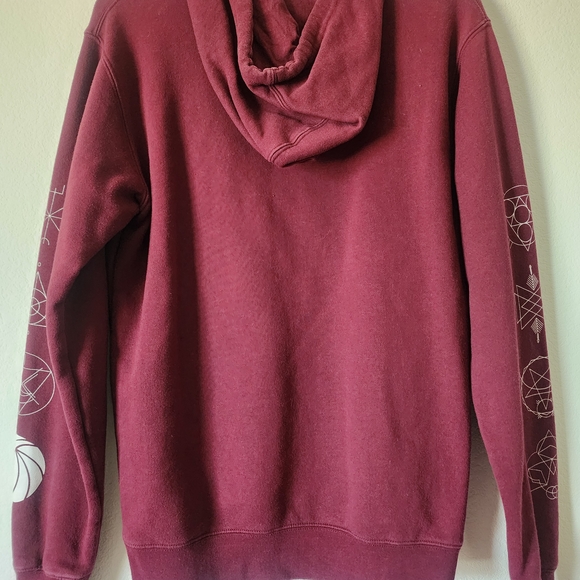 Burgundy Seven Lion Graphic Hoodie - Picture 2 of 6